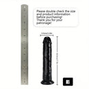 6.06in - 12in TPE Unisex Real Dildo Sex Toy Masturbator Anus Dilator