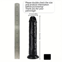 6.06in - 12in TPE Unisex Real Dildo Sex Toy Masturbator Anus Dilator