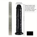 6.06in - 12in TPE Unisex Real Dildo Sex Toy Masturbator Anus Dilator