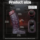 6.06in Platinum Silicone Lifelike Skin Soft Dildo Sleeve Couple Interactive Toy