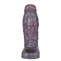 6.06in Platinum Silicone Lifelike Skin Soft Dildo Sleeve Couple Interactive Toy