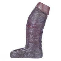 6.06in Platinum Silicone Lifelike Skin Soft Dildo Sleeve Couple Interactive Toy