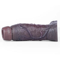 6.06in Platinum Silicone Lifelike Skin Soft Dildo Sleeve Couple Interactive Toy