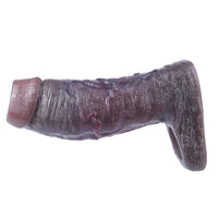 6.06in Platinum Silicone Lifelike Skin Soft Dildo Sleeve Couple Interactive Toy