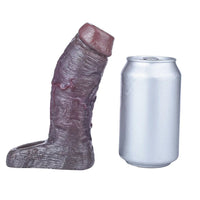 6.06in Platinum Silicone Lifelike Skin Soft Dildo Sleeve Couple Interactive Toy