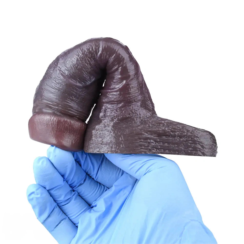 6.06in Platinum Silicone Lifelike Skin Soft Dildo Sleeve Couple Interactive Toy