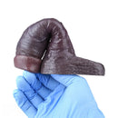 6.06in Platinum Silicone Lifelike Skin Soft Dildo Sleeve Couple Interactive Toy