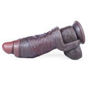 6.06in Platinum Silicone Lifelike Skin Soft Dildo Sleeve Couple Interactive Toy