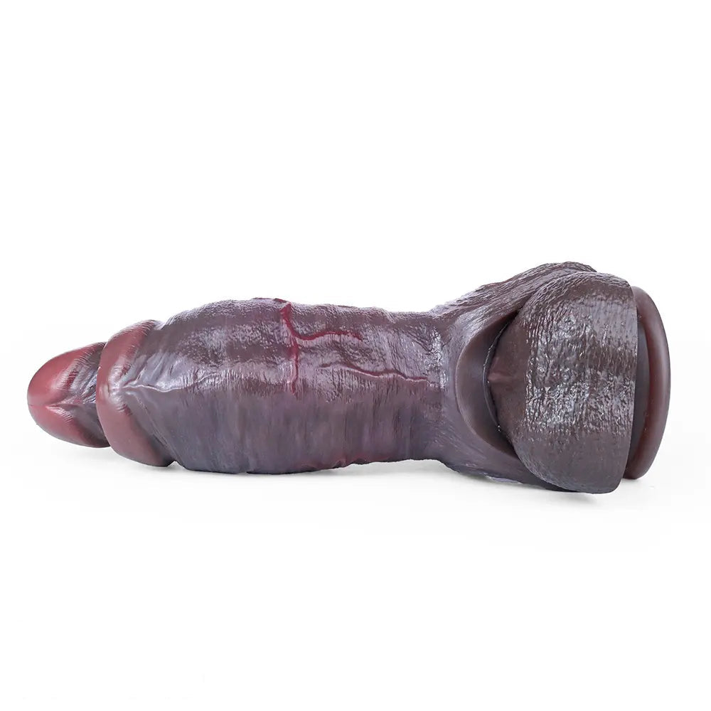 6.06in Platinum Silicone Lifelike Skin Soft Dildo Sleeve Couple Interactive Toy