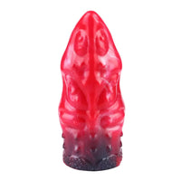 6.14in Hollow Dildo Built-in keel Vibration Remote Control Tentacle Cock Sleeve