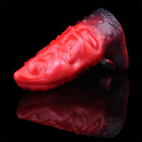 6.14in Hollow Dildo Built-in keel Vibration Remote Control Tentacle Cock Sleeve