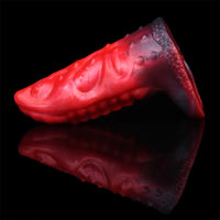 6.14in Hollow Dildo Built-in keel Vibration Remote Control Tentacle Cock Sleeve