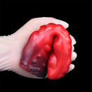 6.14in Hollow Dildo Built-in keel Vibration Remote Control Tentacle Cock Sleeve