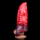 6.14in Hollow Dildo Built-in keel Vibration Remote Control Tentacle Cock Sleeve