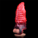 6.14in Hollow Dildo Built-in keel Vibration Remote Control Tentacle Cock Sleeve
