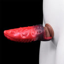 6.14in Hollow Dildo Built-in keel Vibration Remote Control Tentacle Cock Sleeve