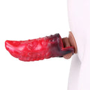 6.14in Hollow Dildo Built-in keel Vibration Remote Control Tentacle Cock Sleeve