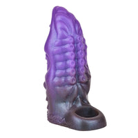 6.14in Tentacle Fantasy Hollow Silicone Dildo Sleeve For Penis Enlargement