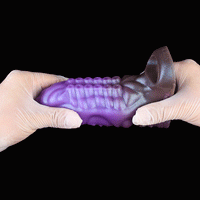 6.14in Tentacle Fantasy Hollow Silicone Dildo Sleeve For Penis Enlargement