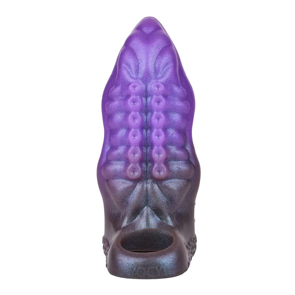 6.14in Tentacle Fantasy Hollow Silicone Dildo Sleeve For Penis Enlargement