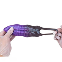 6.14in Tentacle Fantasy Hollow Silicone Dildo Sleeve For Penis Enlargement