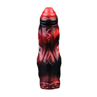 6.18in 6.85in 7.95in Uncut Dog Knot Spiked Soft Dildo Sleeve Cock Extender