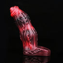 6.18in 6.85in 7.95in Uncut Dog Knot Spiked Soft Dildo Sleeve Cock Extender