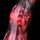 6.18in 6.85in 7.95in Uncut Dog Knot Spiked Soft Dildo Sleeve Cock Extender