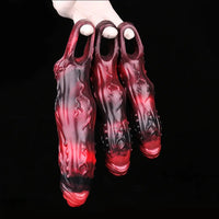 6.18in 6.85in 7.95in Uncut Dog Knot Spiked Soft Dildo Sleeve Cock Extender