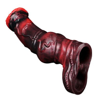6.18in 7.01in 7.95in Horse Knot Animal Soft Dildo Sleeve Cock Extender