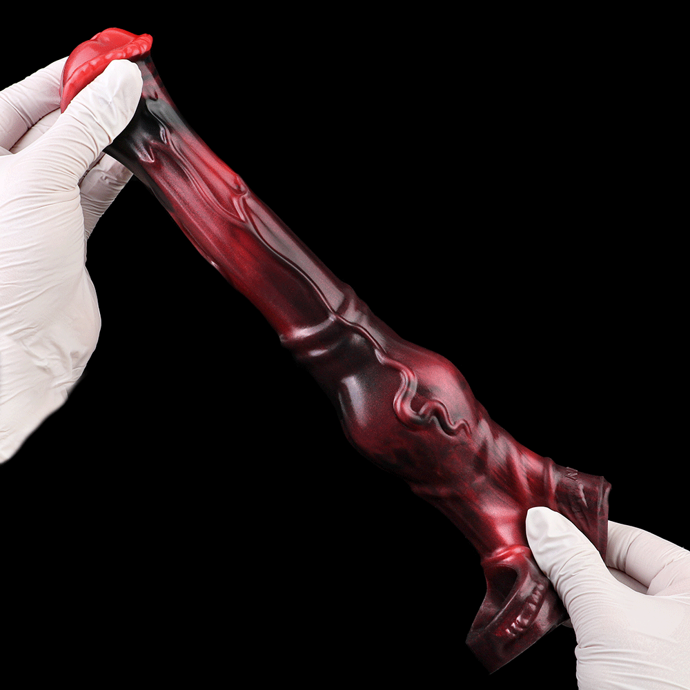 6.18in 7.01in 7.95in Horse Knot Animal Soft Dildo Sleeve Cock Extender