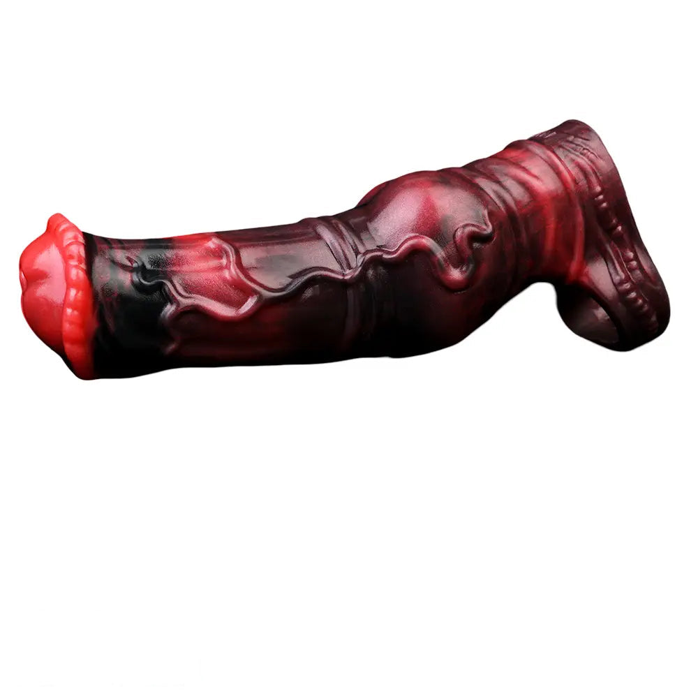 6.18in 7.01in 7.95in Horse Knot Animal Soft Dildo Sleeve Cock Extender