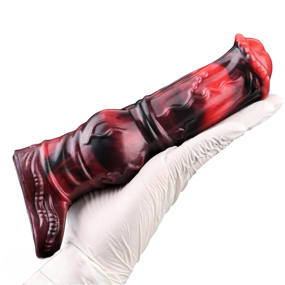 6.18in 7.01in 7.95in Horse Knot Animal Soft Dildo Sleeve Cock Extender