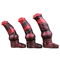 6.18in 7.01in 7.95in Horse Knot Animal Soft Dildo Sleeve Cock Extender