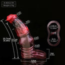 6.18in 7.01in 7.95in Horse Knot Animal Soft Dildo Sleeve Cock Extender