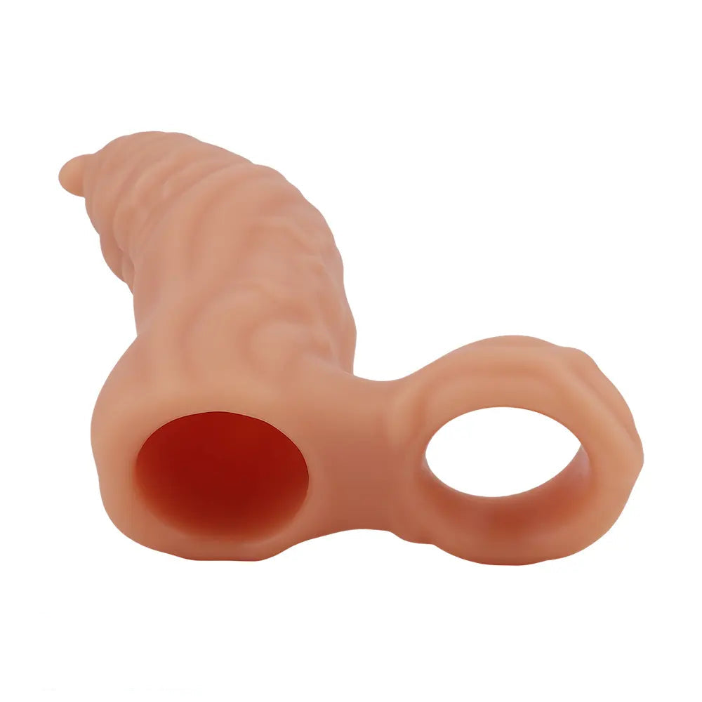 6.18in 7.48in Vibrating Fantasy 10 Modes Cock Sleeve Dildo For Men