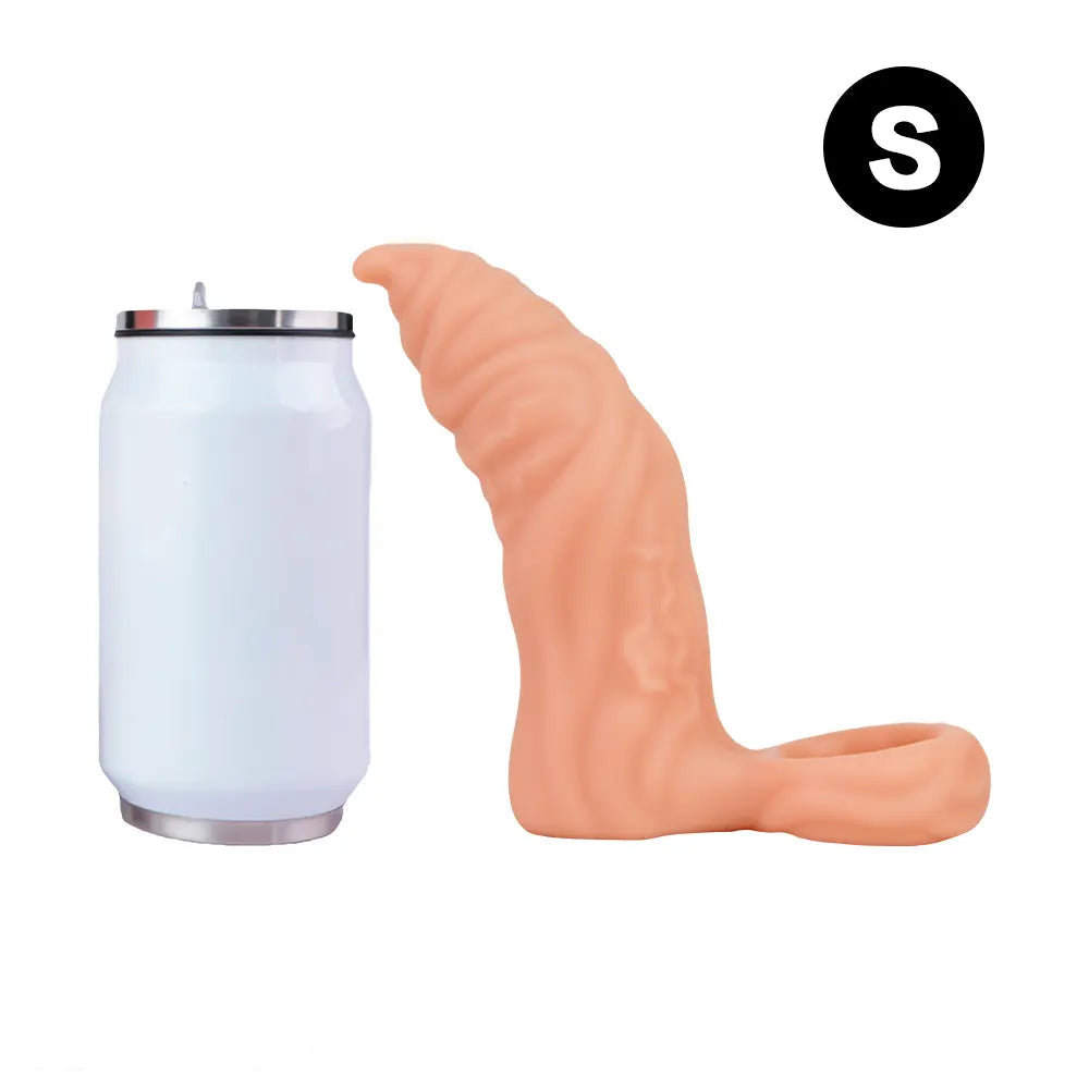 6.18in 7.48in Vibrating Fantasy 10 Modes Cock Sleeve Dildo For Men