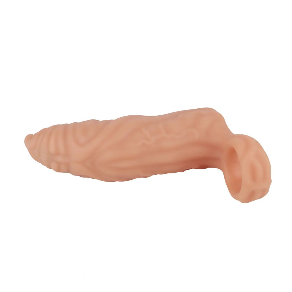 6.18in 7.48in Vibrating Fantasy 10 Modes Cock Sleeve Dildo For Men