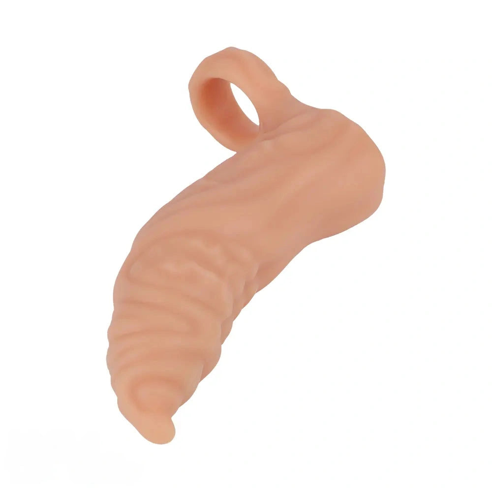6.18in 7.48in Vibrating Fantasy 10 Modes Cock Sleeve Dildo For Men