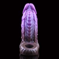 6.18in Dragon Fantasy Hollow Spiked Soft Dildo Sleeve For Penis Enlargement