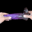 6.18in Dragon Fantasy Hollow Spiked Soft Dildo Sleeve For Penis Enlargement