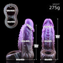 6.18in Dragon Fantasy Hollow Spiked Soft Dildo Sleeve For Penis Enlargement