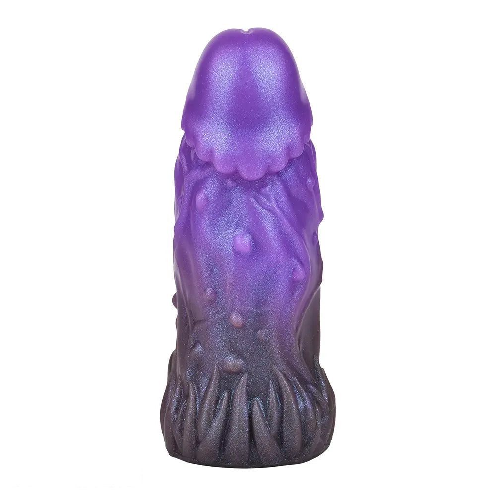 6.18in Dragon Fantasy Hollow Spiked Soft Dildo Sleeve For Penis Enlargement