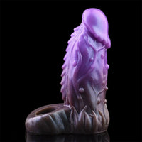 6.18in Dragon Fantasy Hollow Spiked Soft Dildo Sleeve For Penis Enlargement