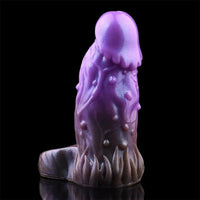 6.18in Dragon Fantasy Hollow Spiked Soft Dildo Sleeve For Penis Enlargement