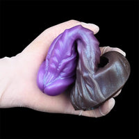 6.18in Dragon Fantasy Hollow Spiked Soft Dildo Sleeve For Penis Enlargement