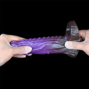 6.18in Dragon Fantasy Hollow Spiked Soft Dildo Sleeve For Penis Enlargement
