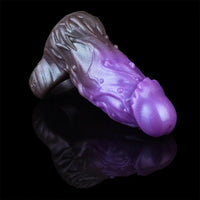 6.18in Dragon Fantasy Hollow Spiked Soft Dildo Sleeve For Penis Enlargement