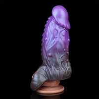 6.18in Dragon Fantasy Hollow Spiked Soft Dildo Sleeve For Penis Enlargement