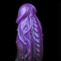 6.18in Dragon Fantasy Hollow Spiked Soft Dildo Sleeve For Penis Enlargement